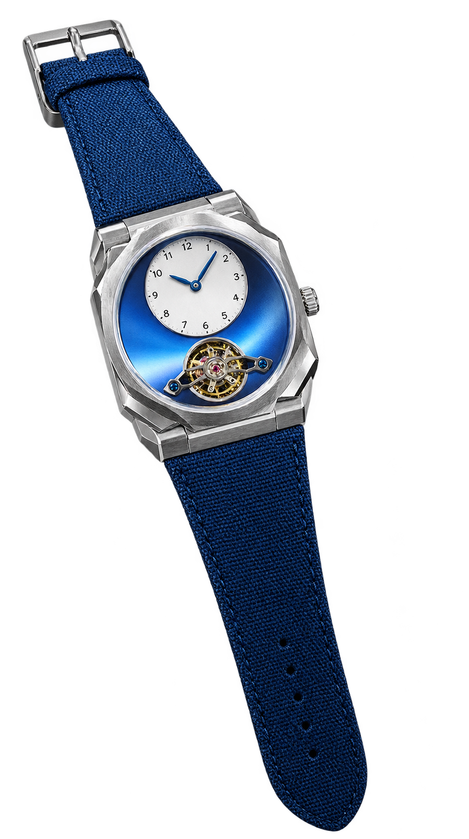 Farsheen Royal Tourbillon Blue Dial Luxury Watch
