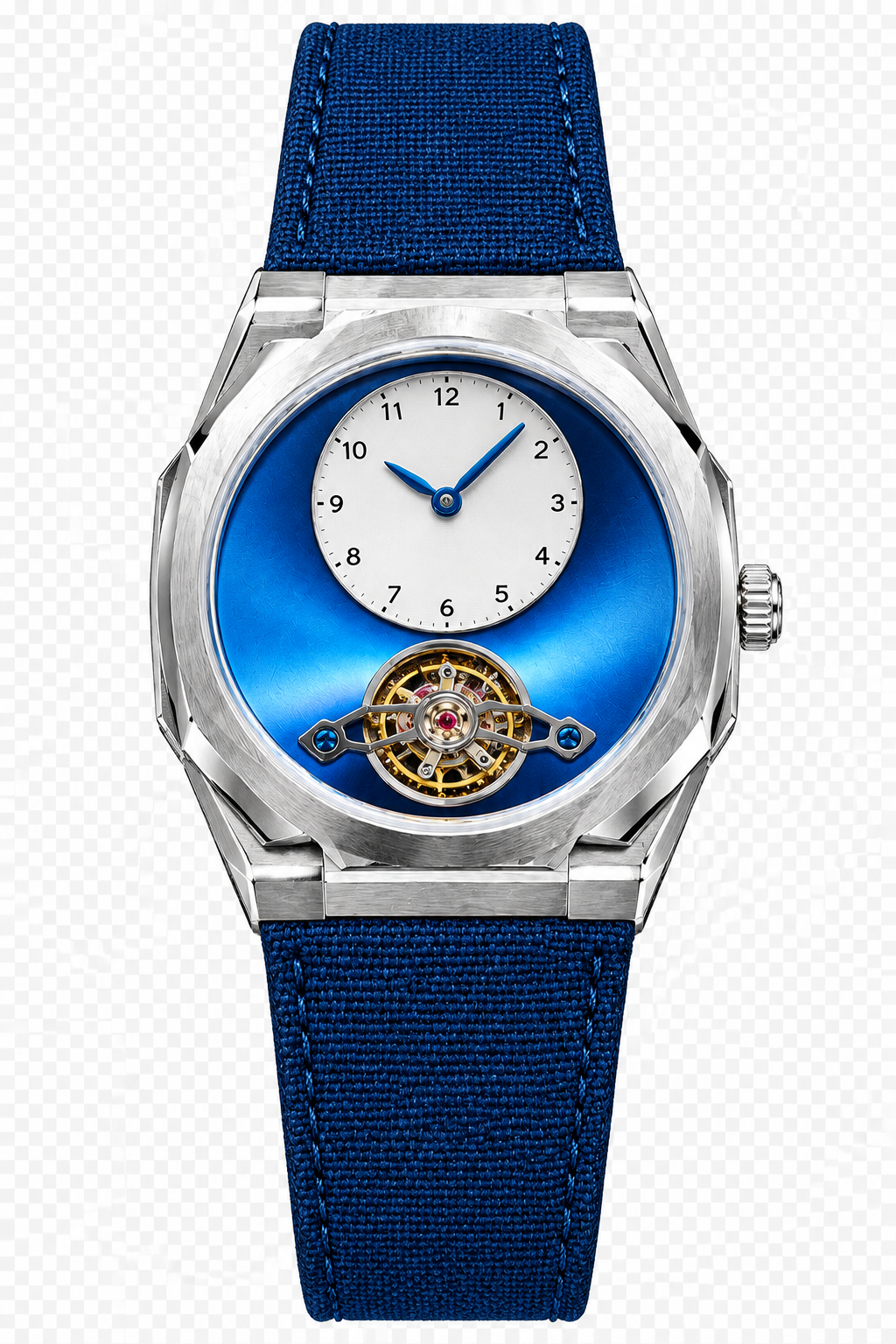 Farsheen Royal Tourbillon Blue Dial Luxury Watch