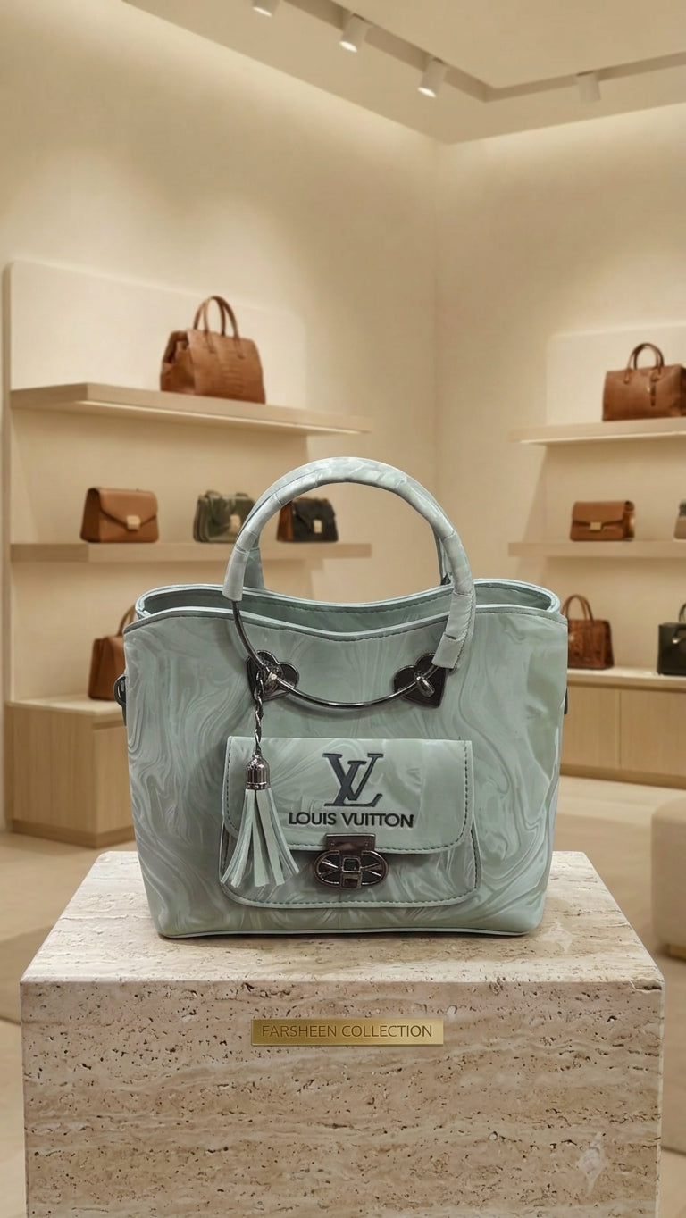 Farsheen Collection – Monogram Front-Pocket Tote Bag