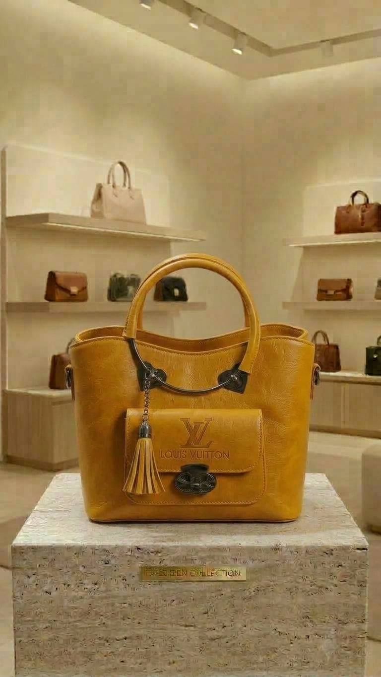 Farsheen Collection – Monogram Front-Pocket Tote Bag