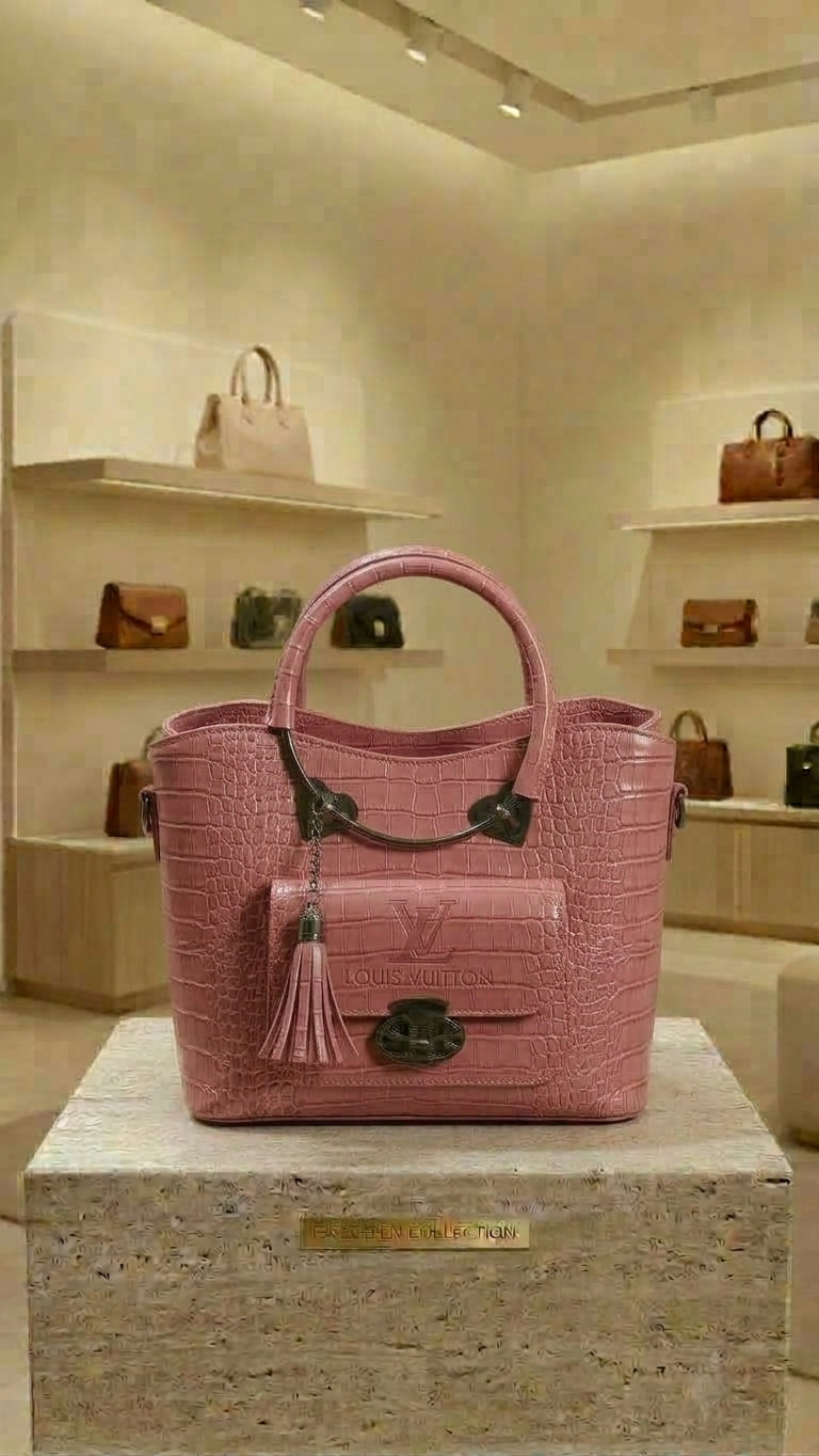 Farsheen Collection – Monogram Front-Pocket Tote Bag