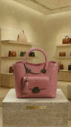 Farsheen Collection – Monogram Front-Pocket Tote Bag