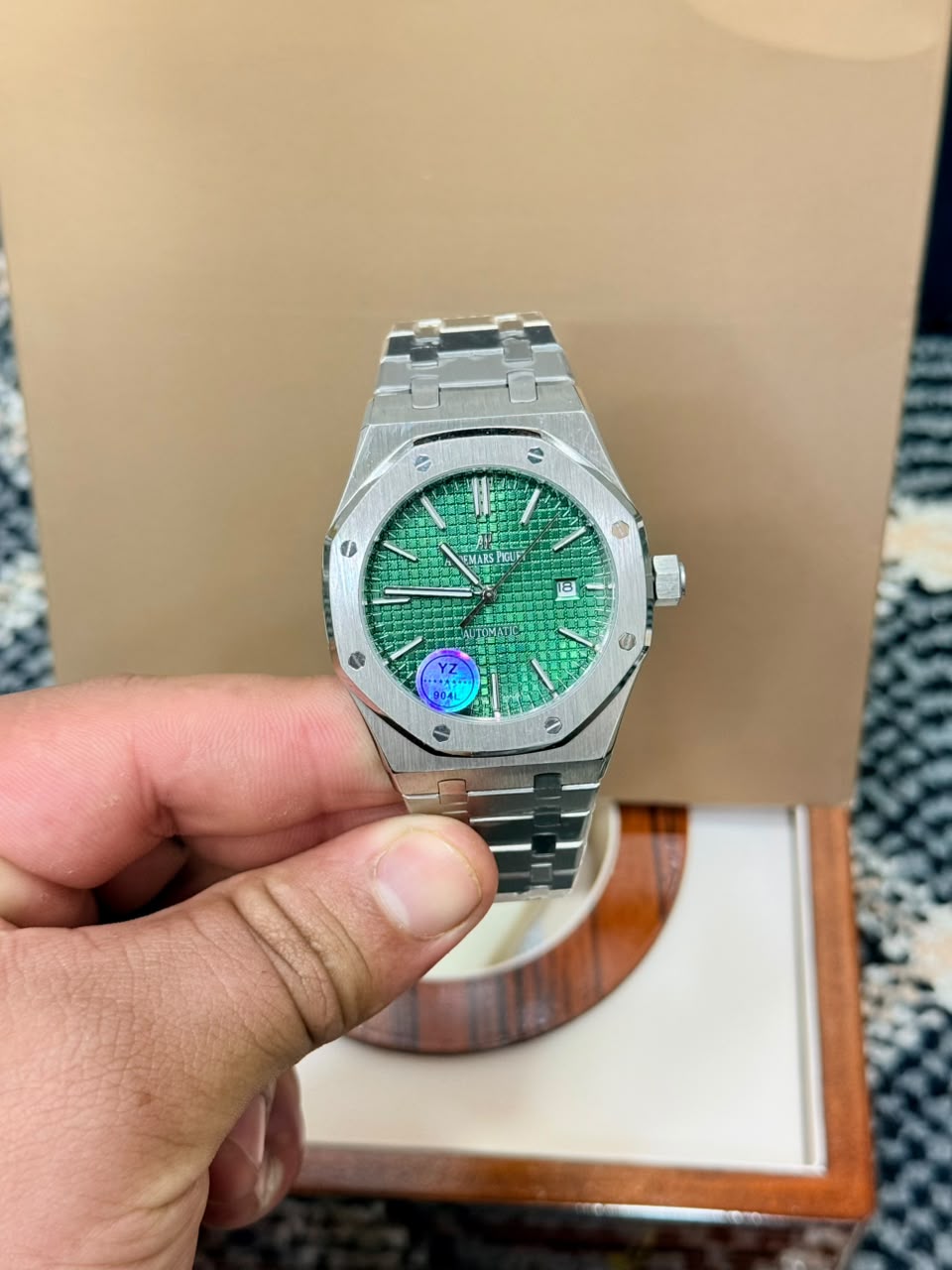 Audemars Piguet Royal Oak Style Automatic Watch – Silver Dial